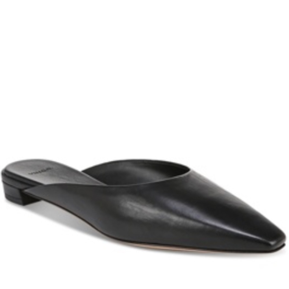 Vince; Women's Shoes Mules, Medium, Closed Toe Black, 6